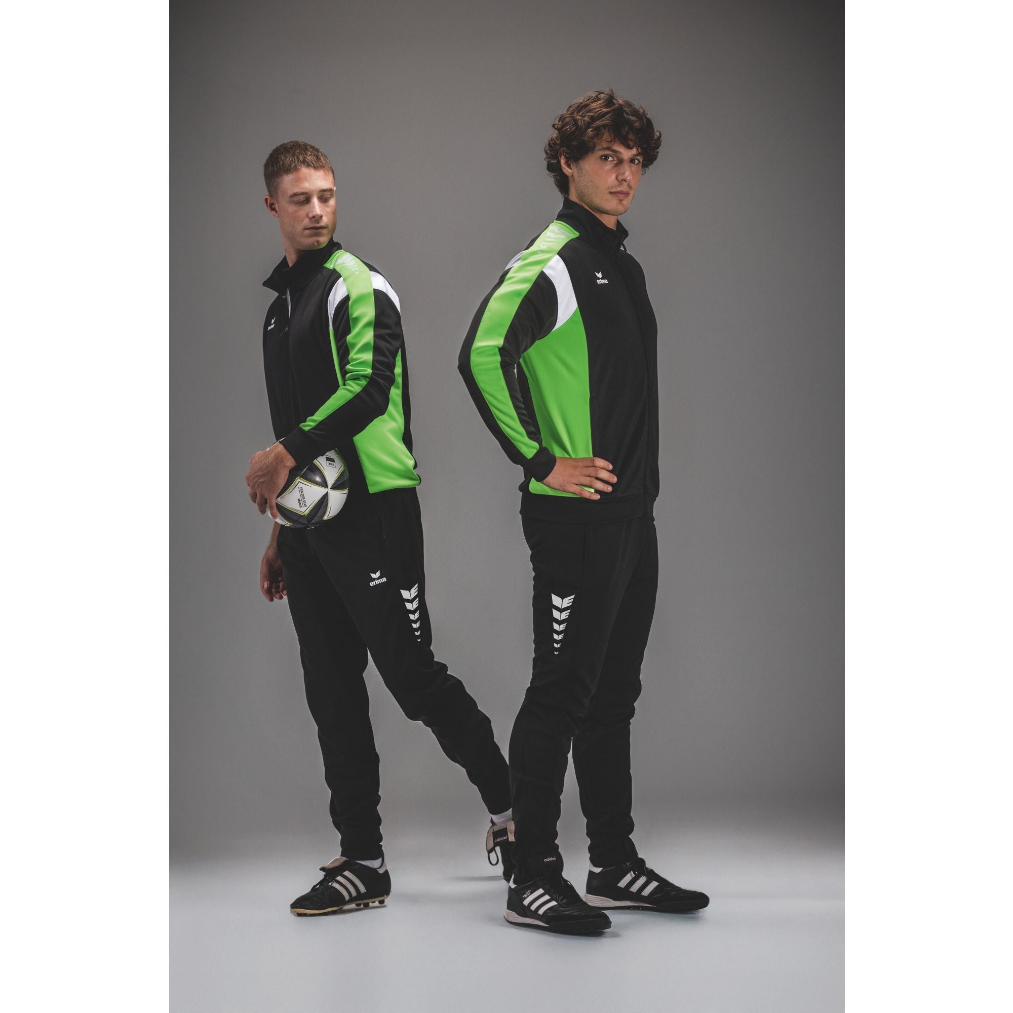 Chaqueta de entrenamiento Erima Celebrate 125 Negro/verde Gecko junior