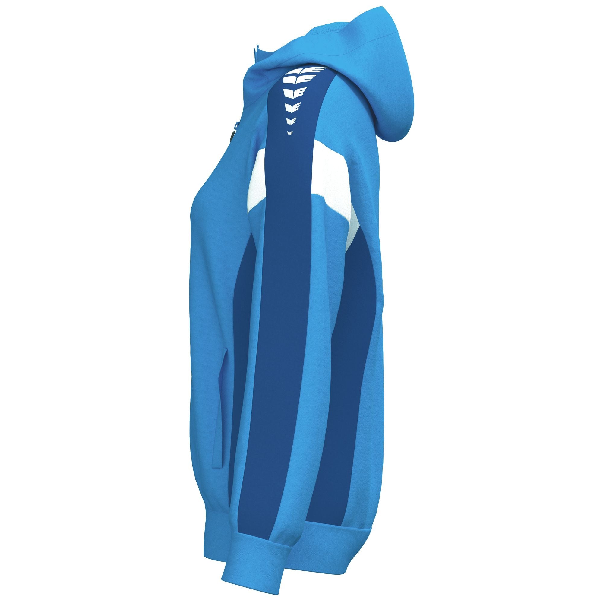 Veste d'entraînement à capuche Erima Celebrate 125 bleu
