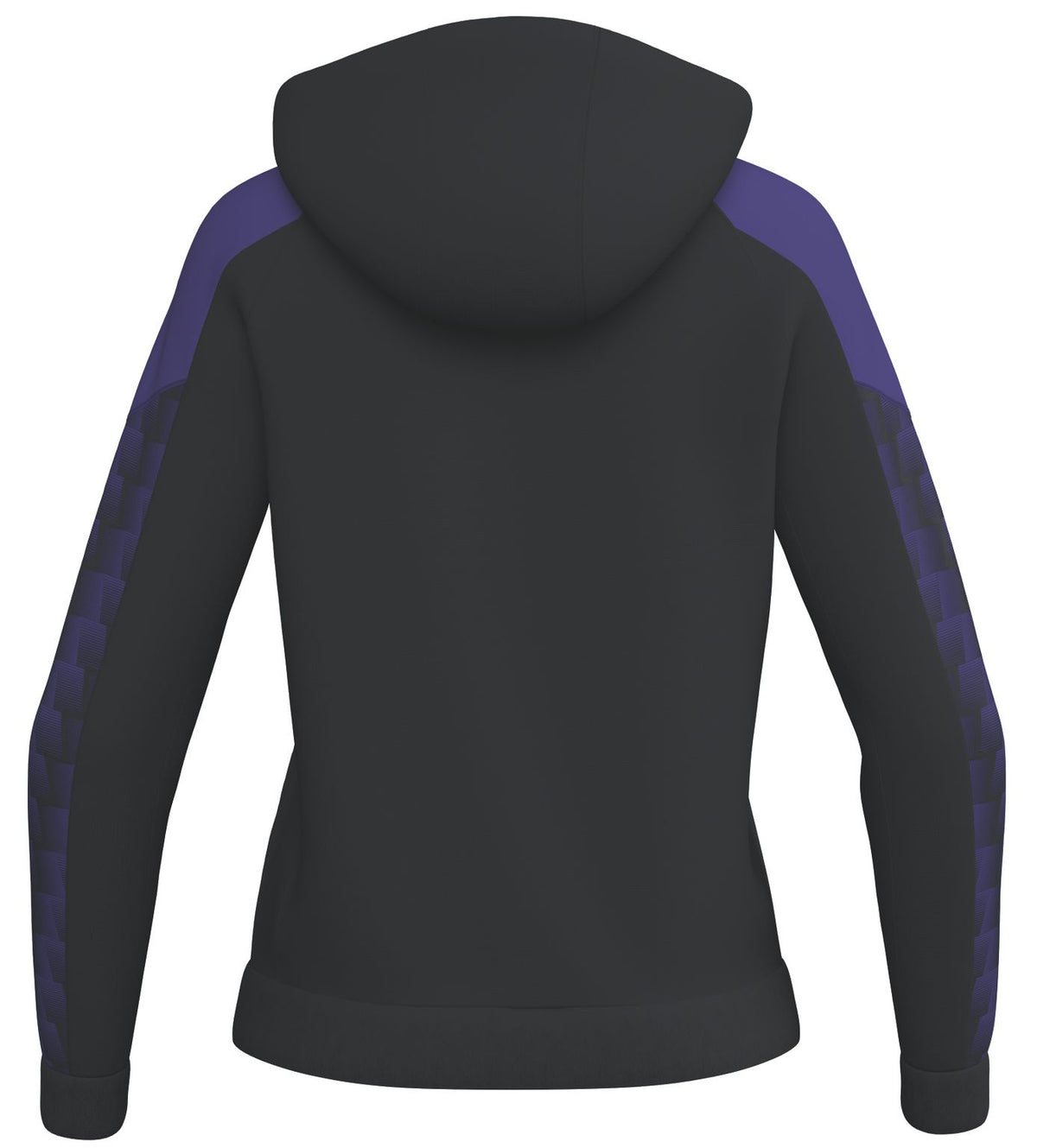 Casaco de treino Erima Evo Star com capuz preto/ultra violeta