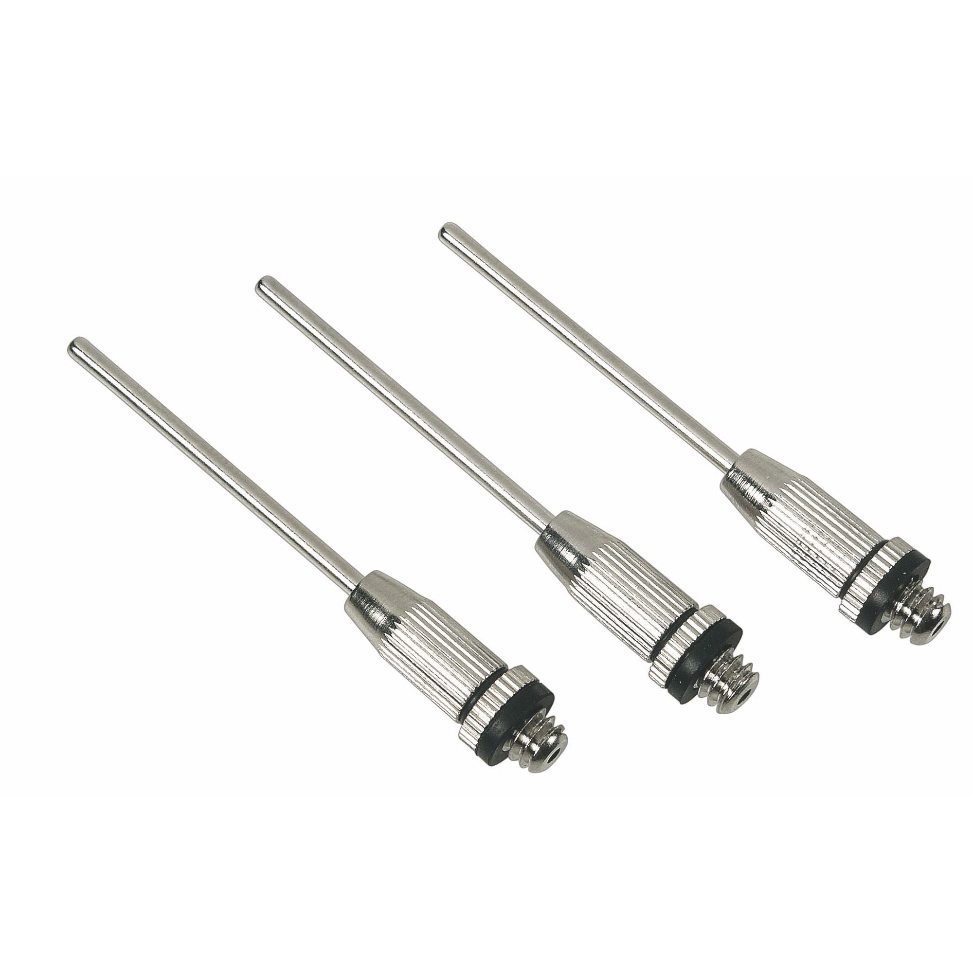 Agujas para inflar bolas Erima 3 piezas Plata brillante