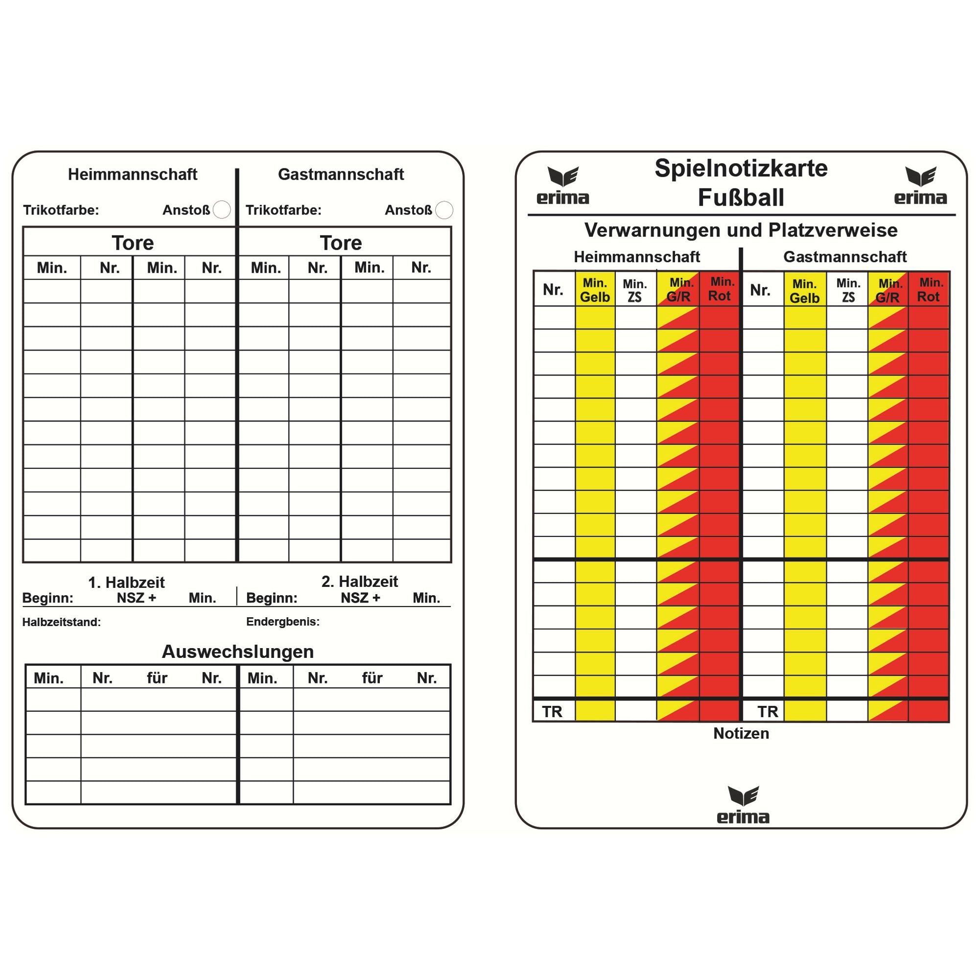 Erima Match Record Pads Futebol Branco