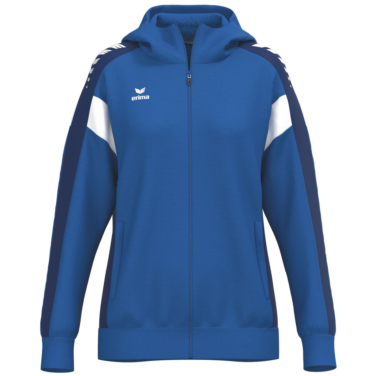 Chaqueta de entrenamiento Erima Celebrate 125 con capucha New Royal/new Navy