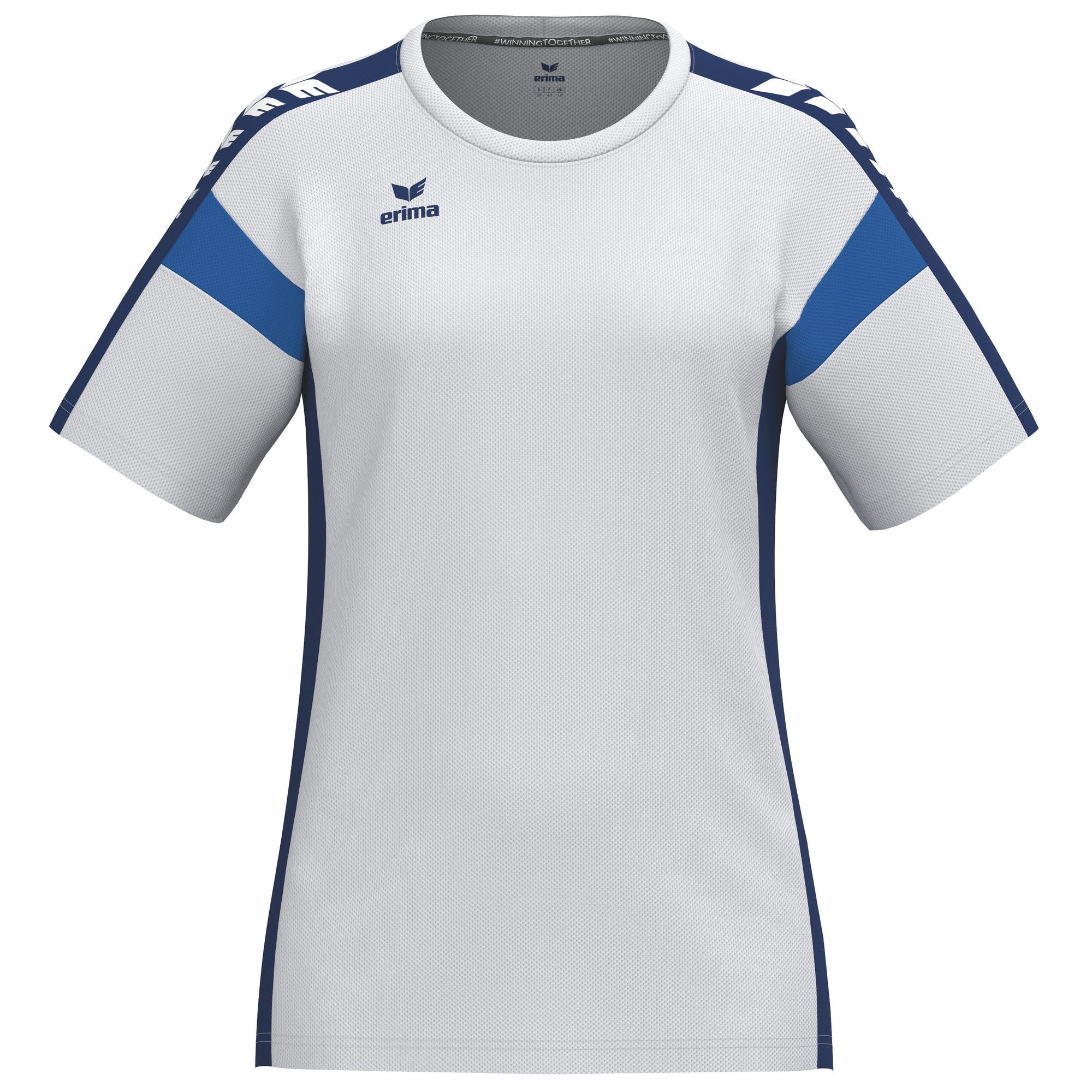 Erima Celebrate 125 Camiseta Función Blanco/nuevo Azul marino