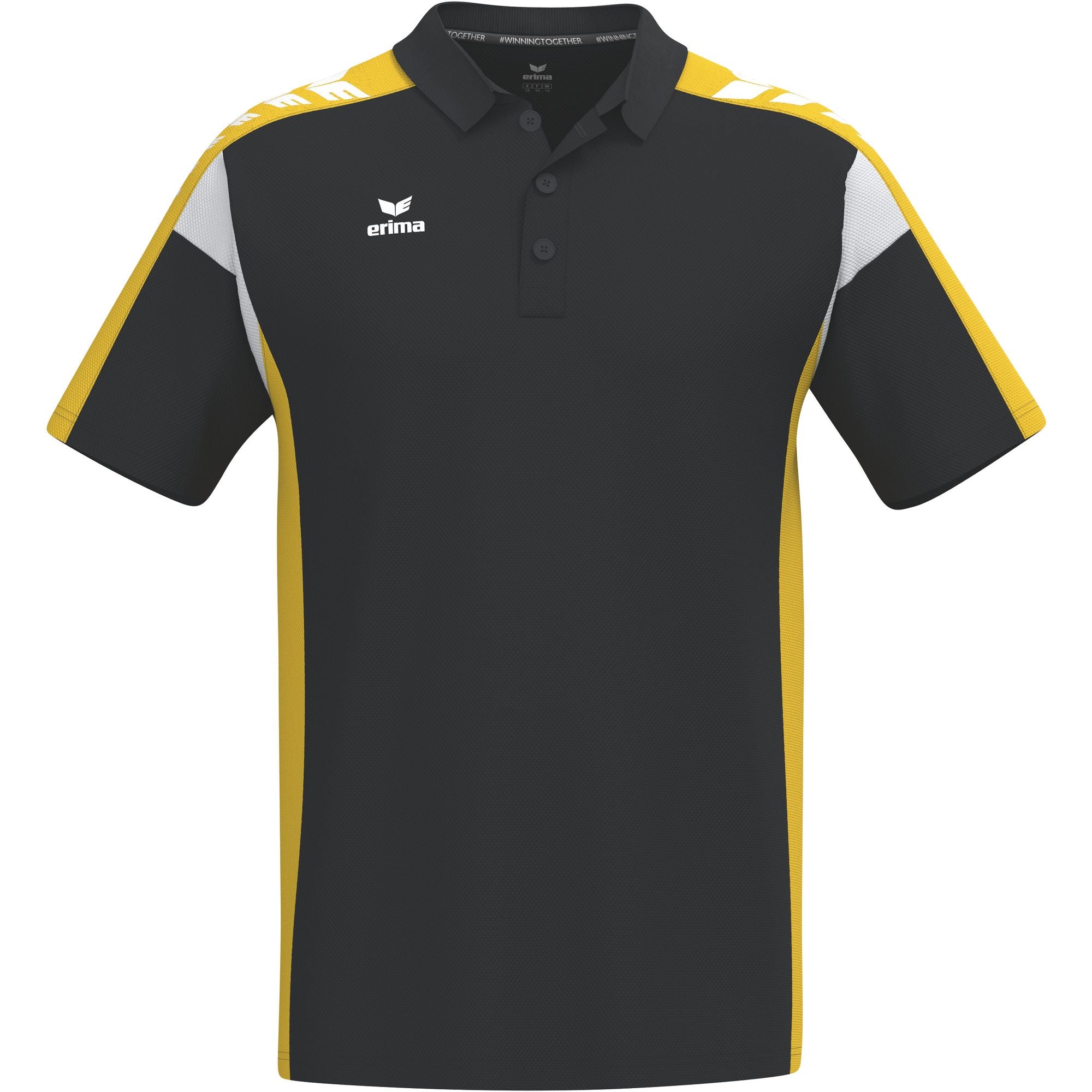 Erima Celebrate 125 Poloshirt Funktion Schwarz/Gelb
