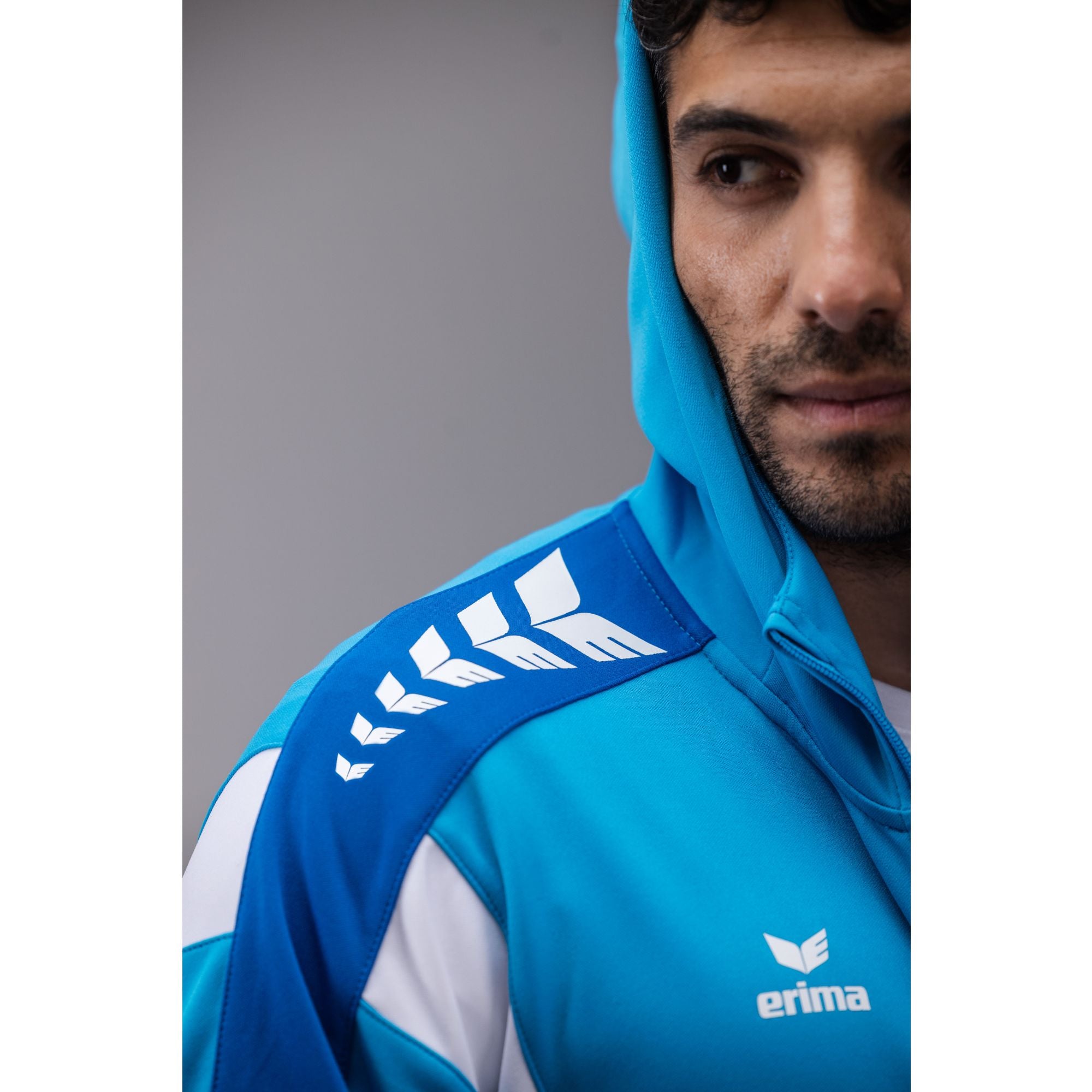 Erima Celebrate 125 Chaqueta De Entrenamiento Con Capucha Curacao/new Royal Junior
