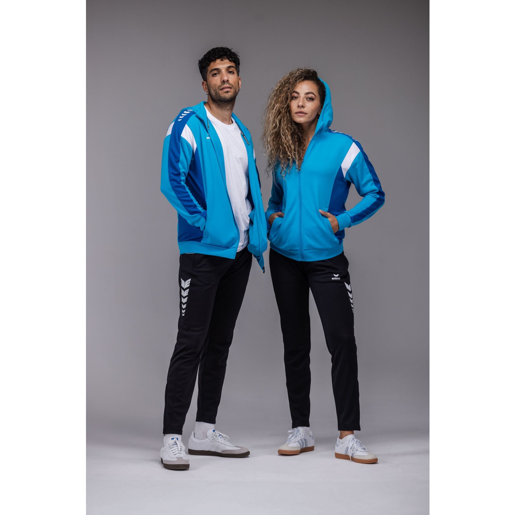 Erima Celebrate 125 Training Jacket with Hood Curacao/new Royal