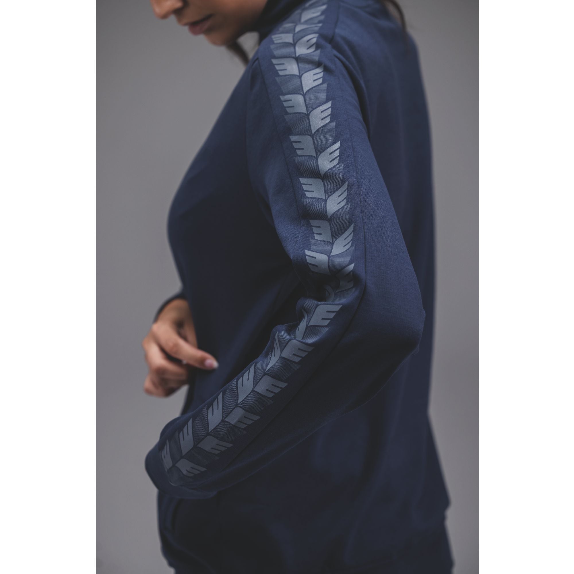 Top bunda Erima Essential Team Track Nová Navy/břidlicově šedá