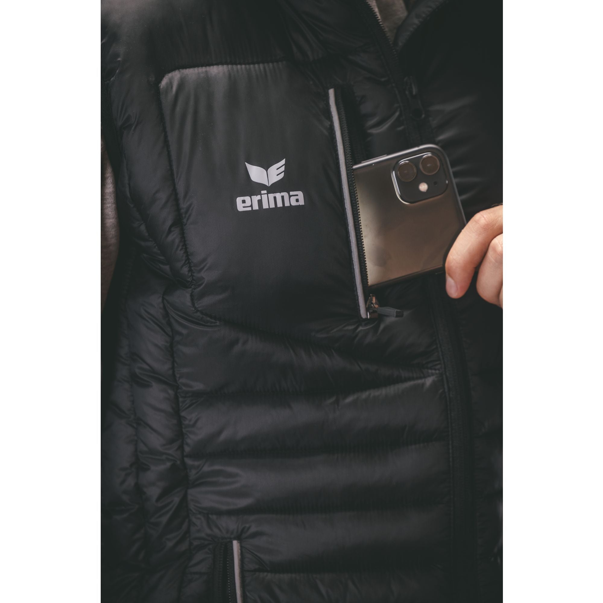 Gilet Doudoune Erima Cmpt Noir
