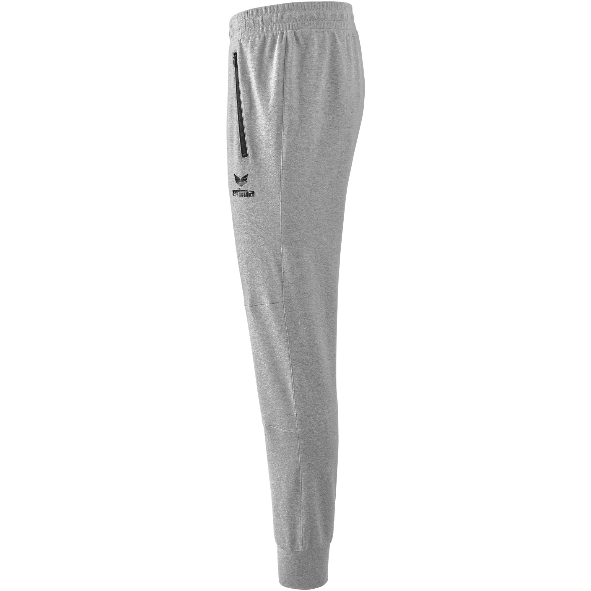Erima Essential Sweatpants Light Grey Marl/black