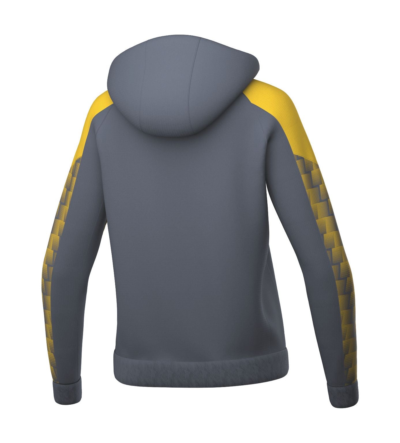 Giacca da allenamento Erima Evo Star con cappuccio Grigio ardesia/giallo
