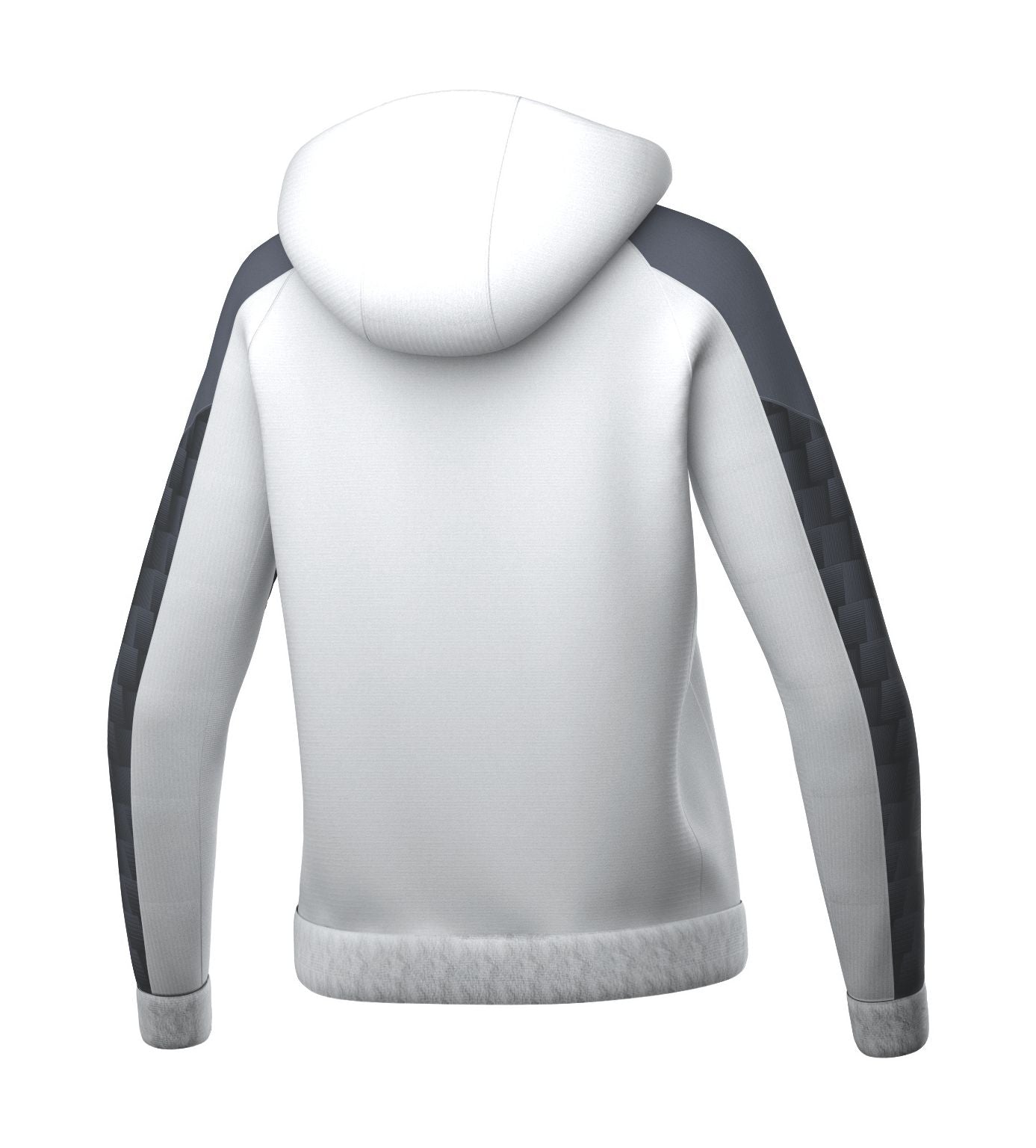 Casaco de treino Erima Evo Star com capuz branco/preto