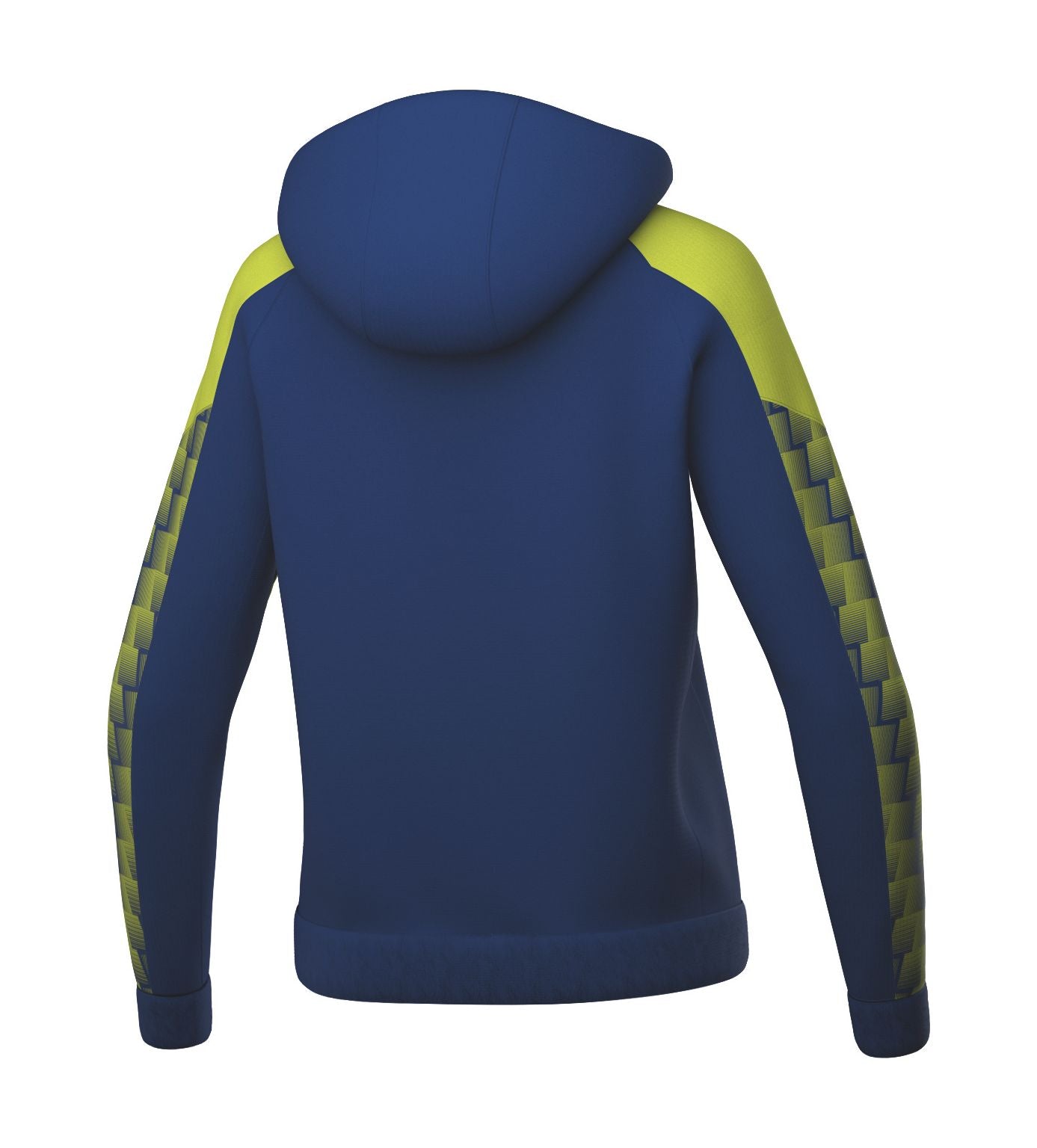 Jaqueta de treinamento Erima Evo Star com capuz New Navy/limão