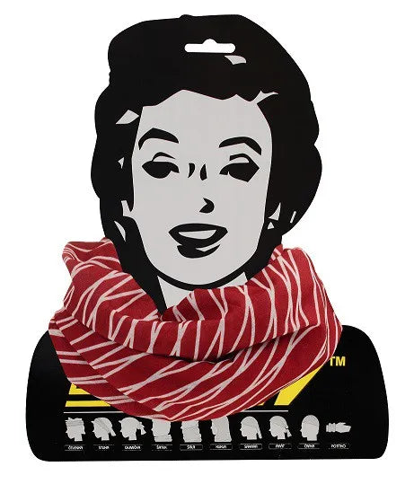 Sportowy szalik z polarem sulov czerwony