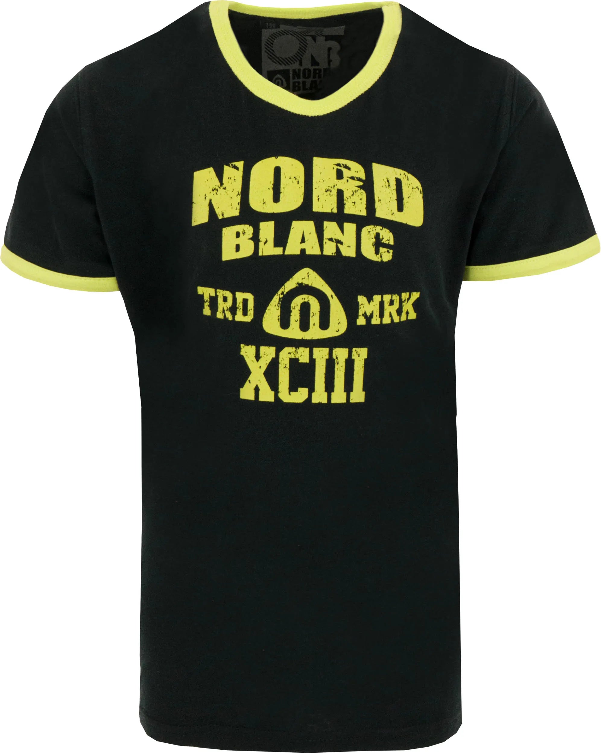 Nordblanc Kortärmad T-shirt för barn Svart