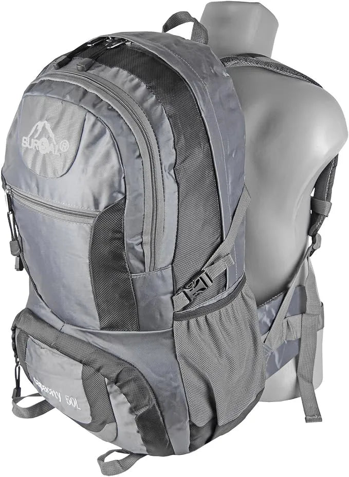 Sur5al Yukon Hiking Backpack 50l Grey