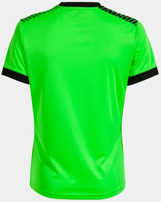 T-shirt joma eco supernova verde fluo-nera donna verde/nera l