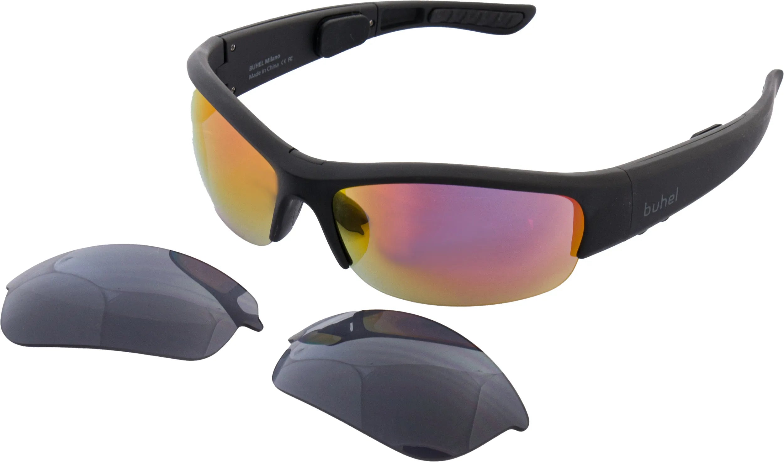 Gafas de música buhel tech sg05 gafas de sol y auriculares negro