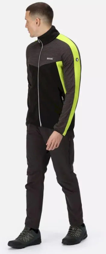 Herre sweatshirt Regatta Mænd Yare Vi Extol Stretch Softshell Jakke Sort