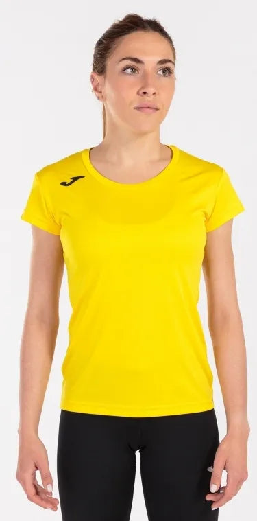 Camiseta feminina joma record ii amarela xl