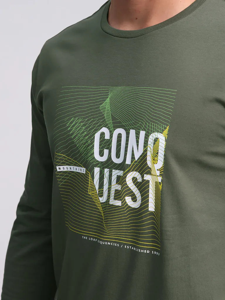 T-shirt męski Loap Alek Zielony