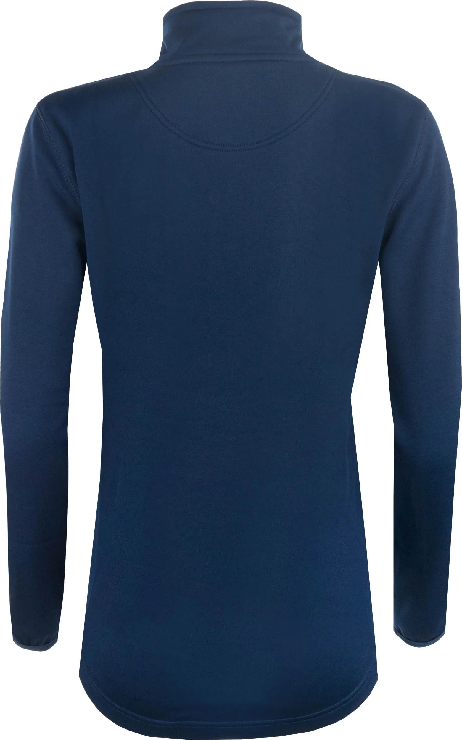 Moletom feminino playerlayer 1/4 zip azul marinho l