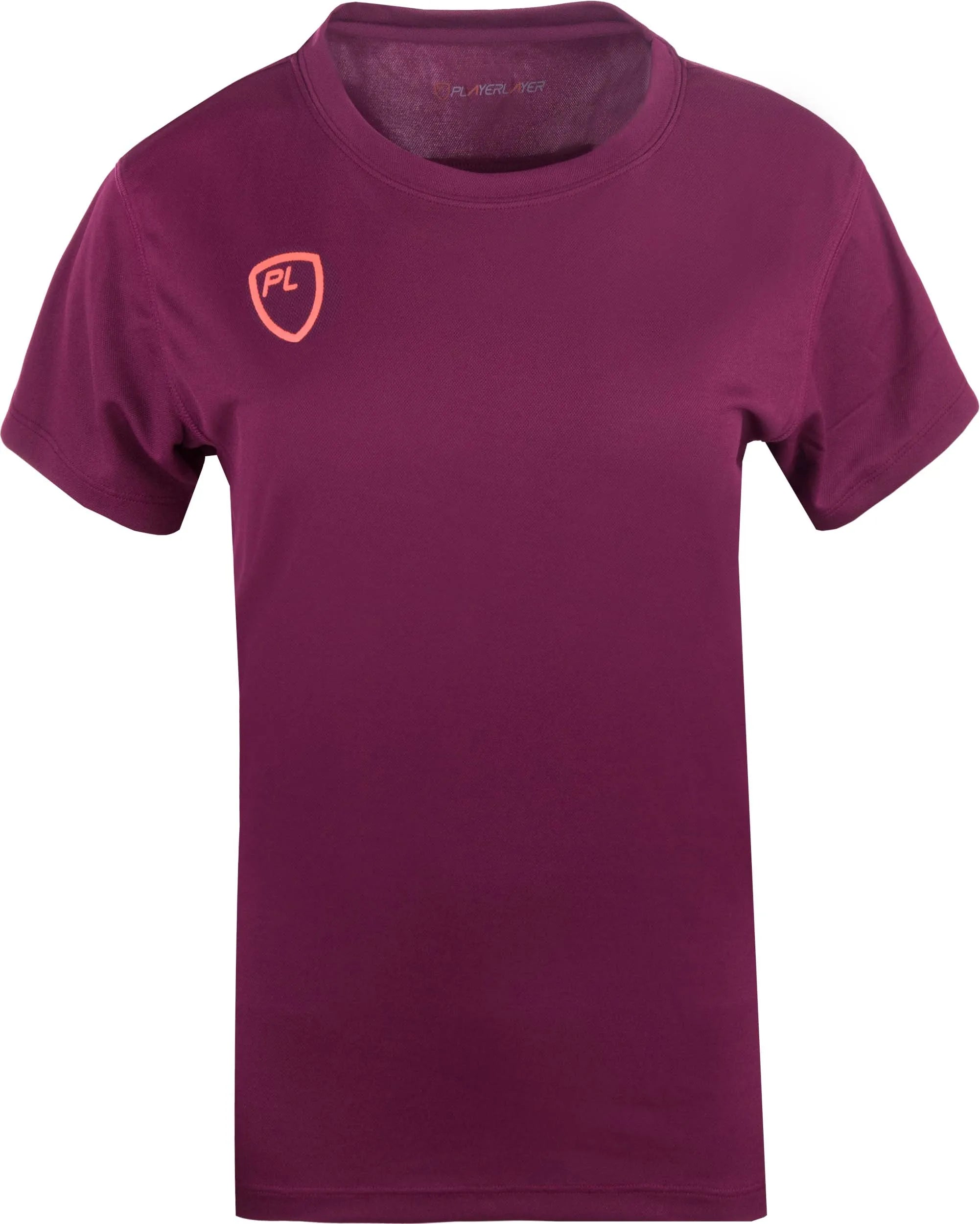 Dziecięca koszulka Playerlayer Victory Tee bordowo-bordowa 128-134