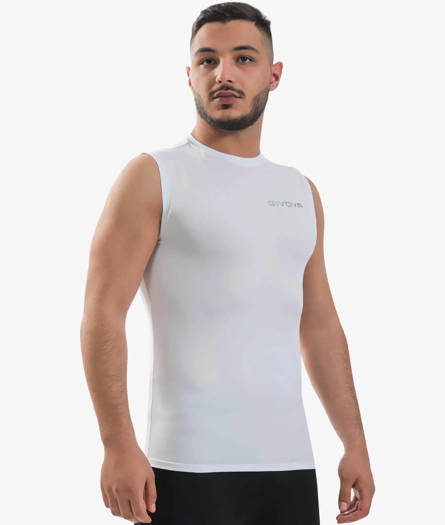 Débardeur élastique givova technique corpus 1 blanc 2xl