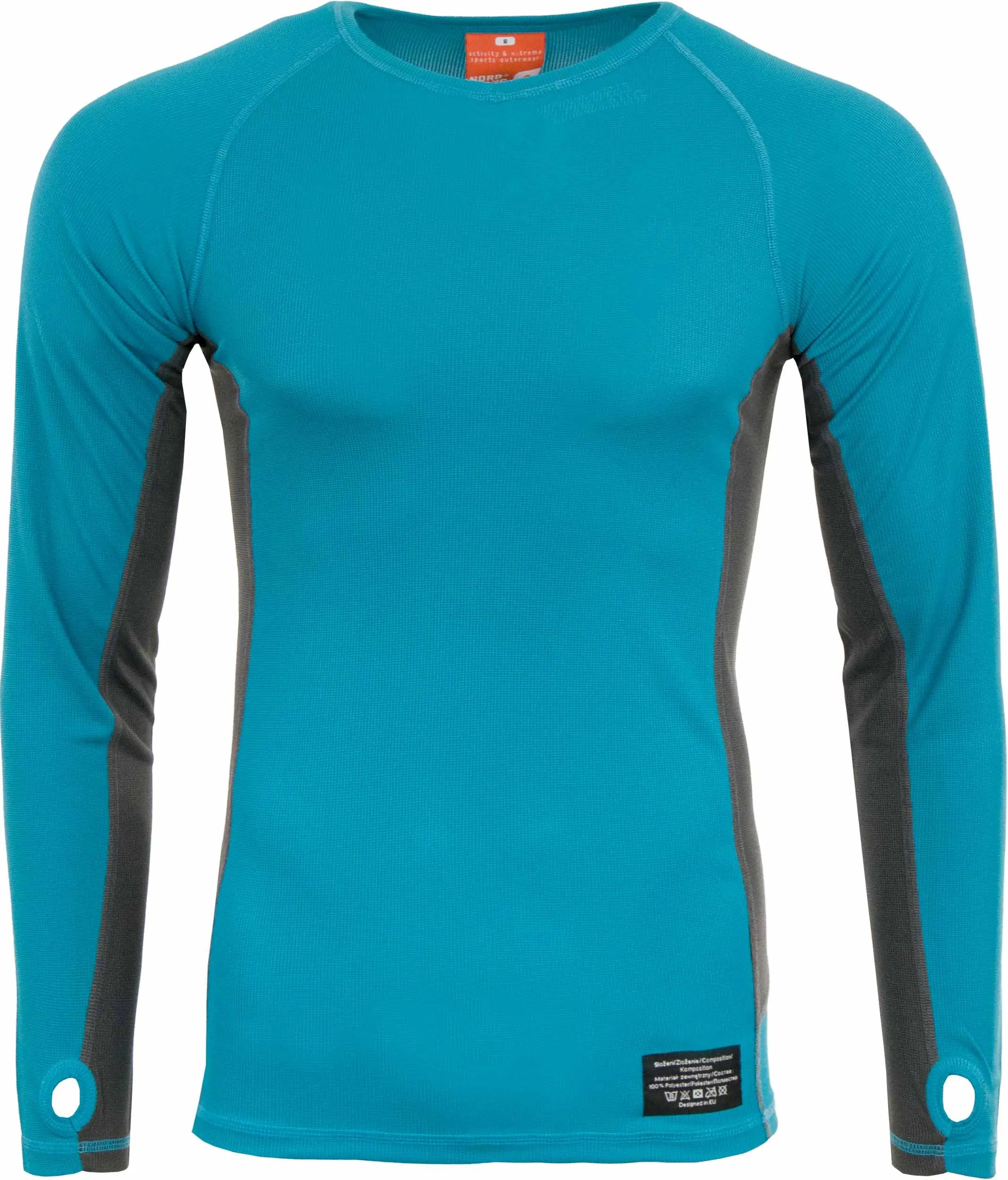 Nordblanc funktionell långärmad t-shirt för män Blå