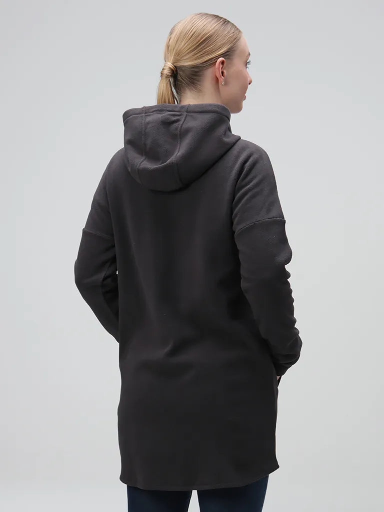 Moletom Feminino Loap Gerbera Cinza Escuro