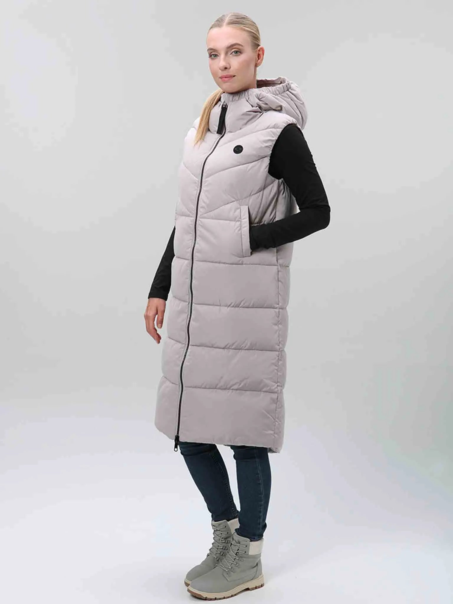 Colete Feminino Loap Tanja Cinza