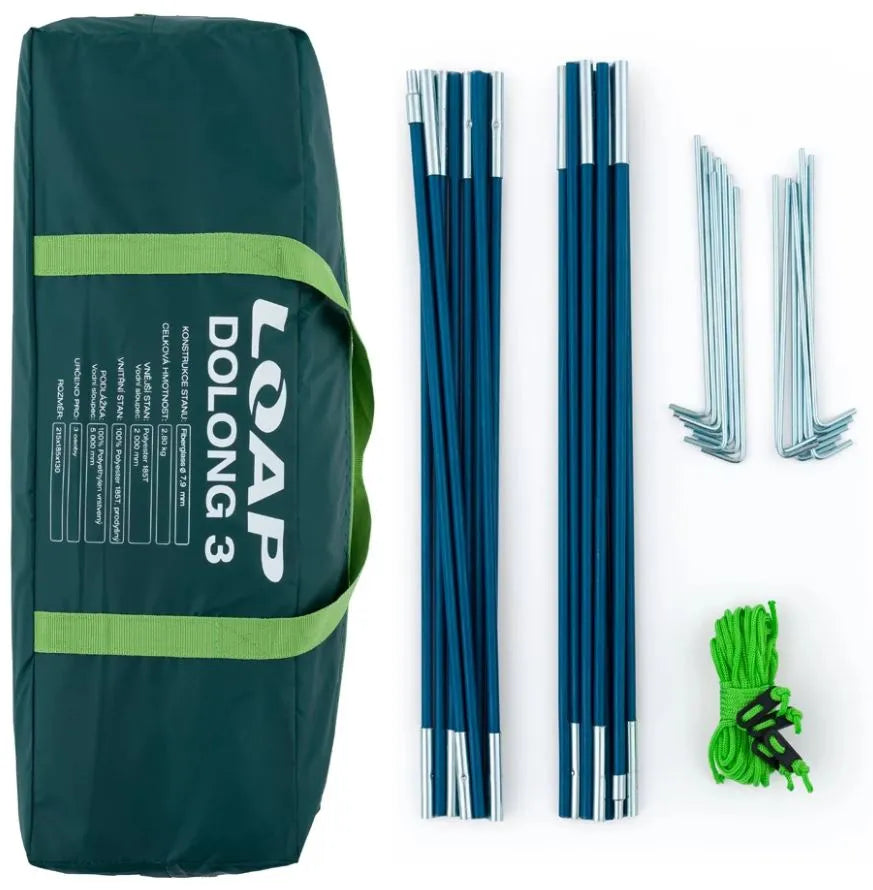 Toeristentent Loap Dolong 3 Groen Groen