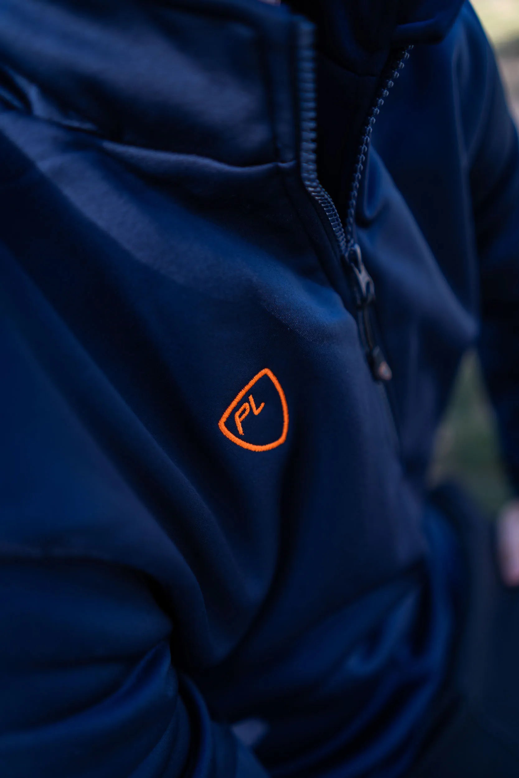 Sweat Homme Playerlayer 1/4 Zip Midlayer Bleu Marine