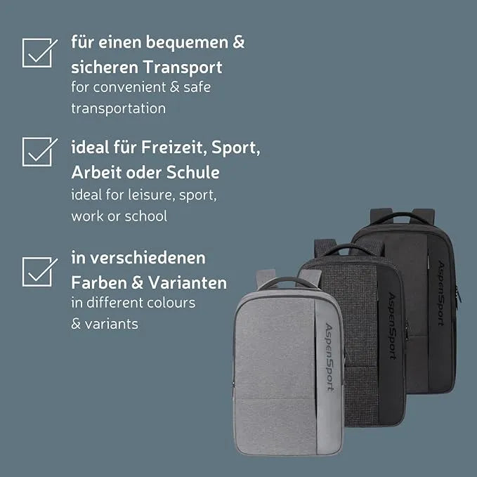 Hátizsák Aspensport hátizsák 24,5 L szénszürke