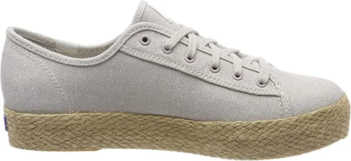 Scarpe Da Donna Keds Wms Triple Kick Jute Grigio
