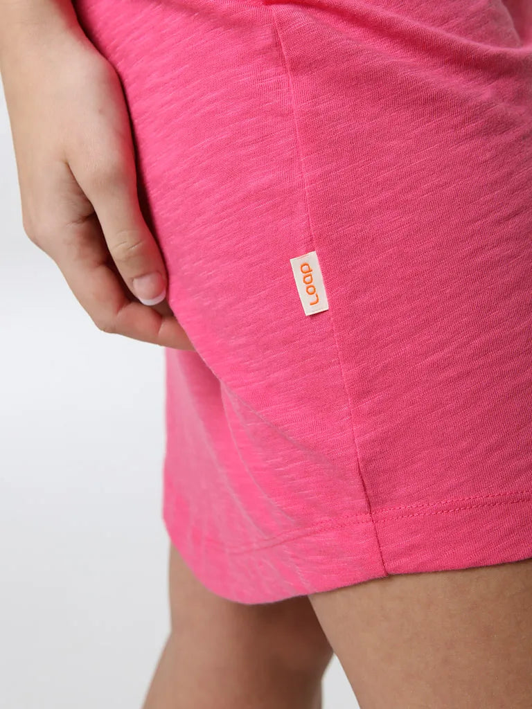 Blús lúb gúna spóirt na mban xs bándearg