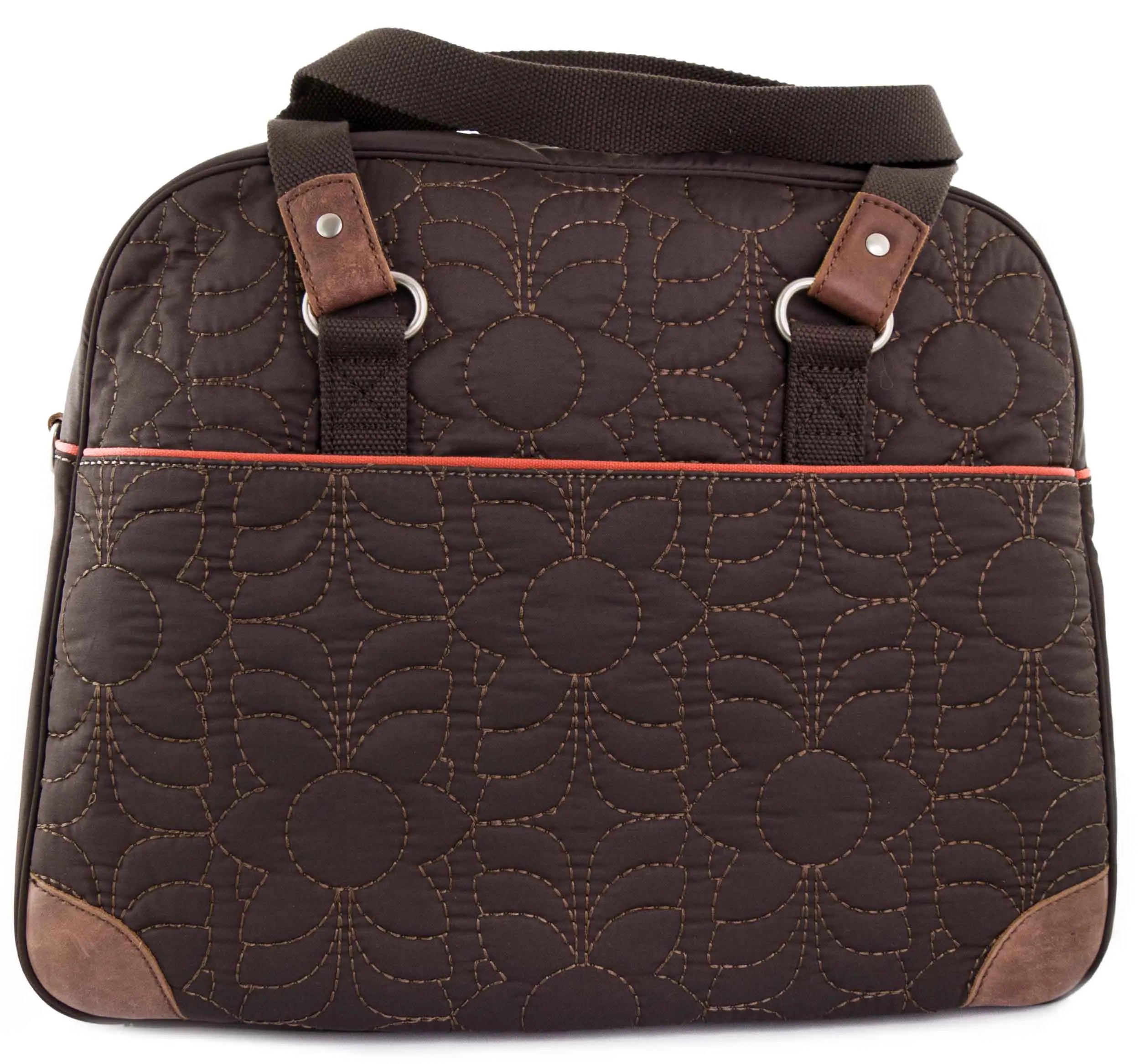 Mála láimhe ghualainn iontaise-mála deireadh seachtaine-in aghaidh an mhála donn