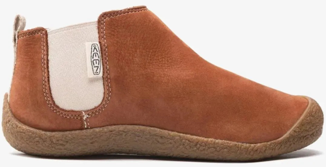 Chaussures en cuir pour femmes Keen Wmns Mosey Chelsea Leather Tortoise Shell-birc Brown