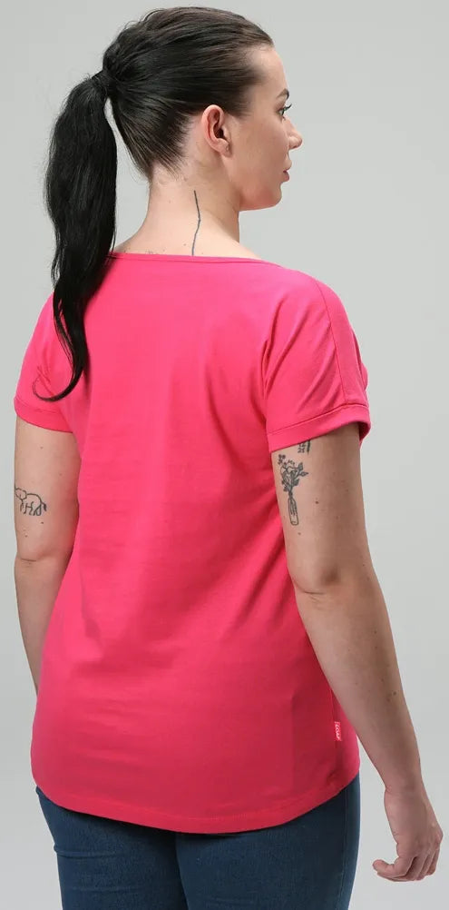 Camiseta feminina loap bazala pnk rosa l