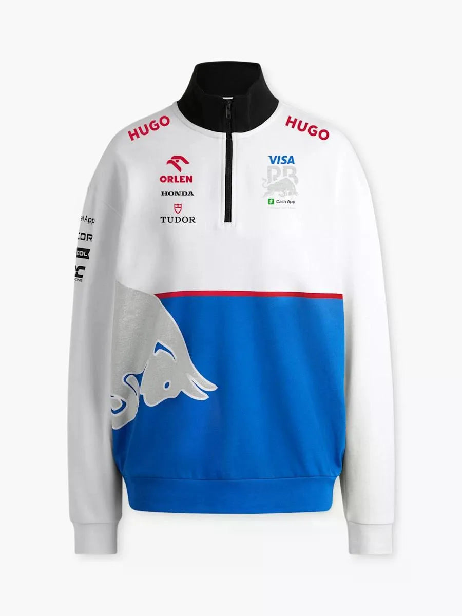 Sweat Homme Hugo Boss Racing Bulls Men Vcarb Rp Team Pull Blanc Blanc