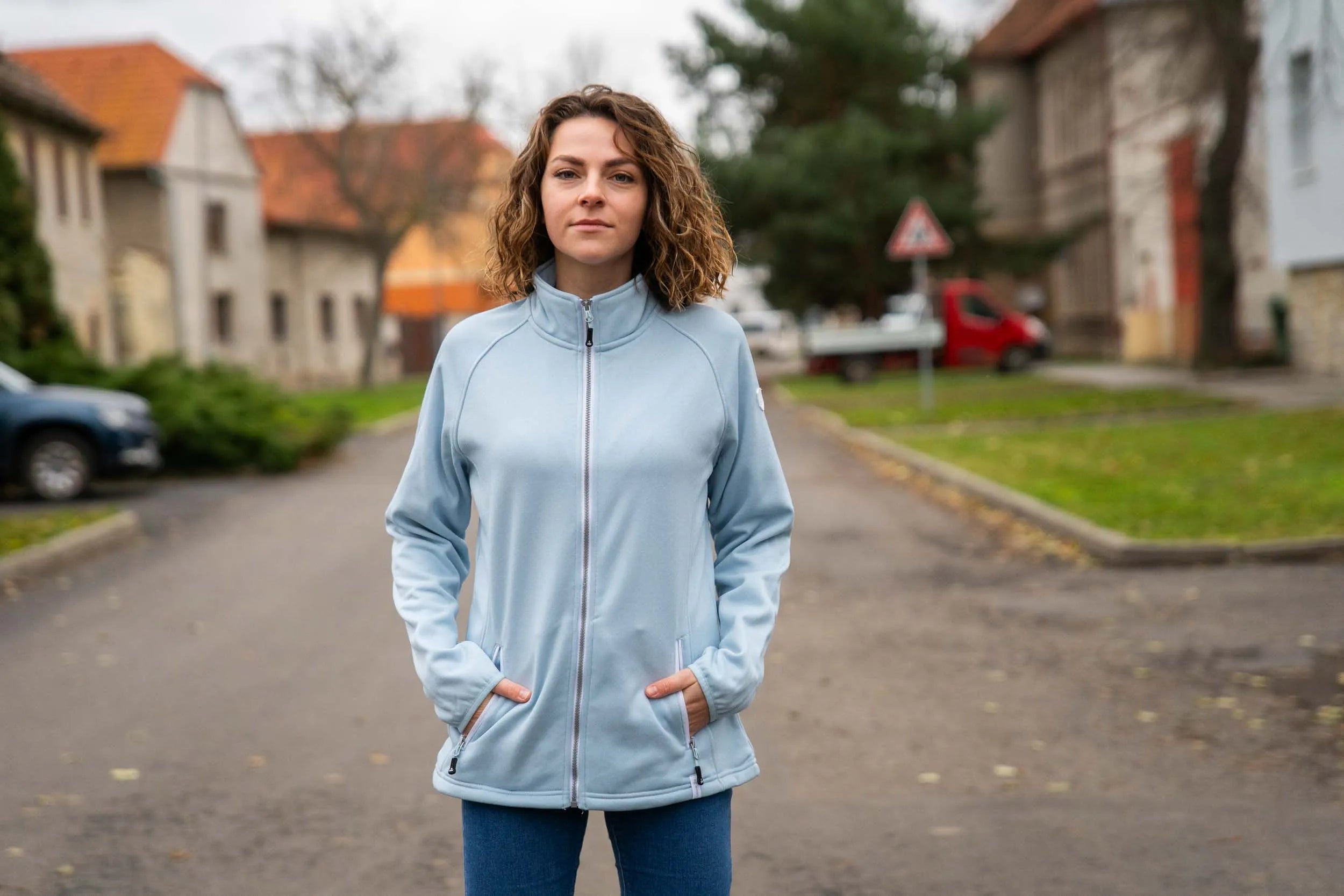 Dámska mikina kjelvik milou modrá 42