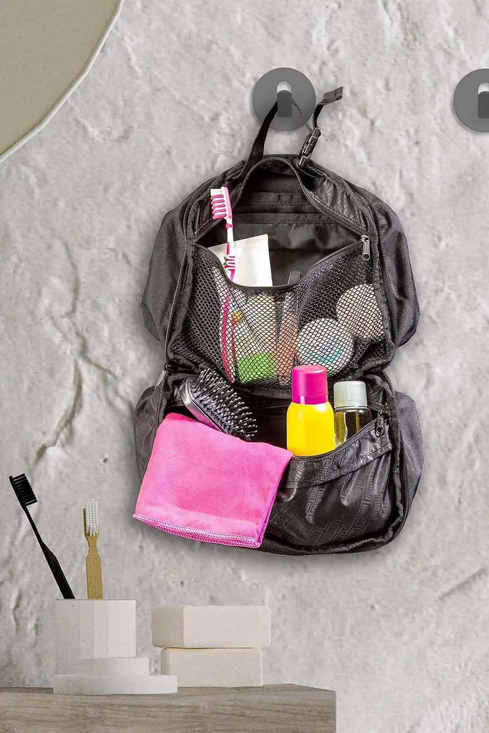 Kulturbeutel Puma Washbag schwarz schwarz