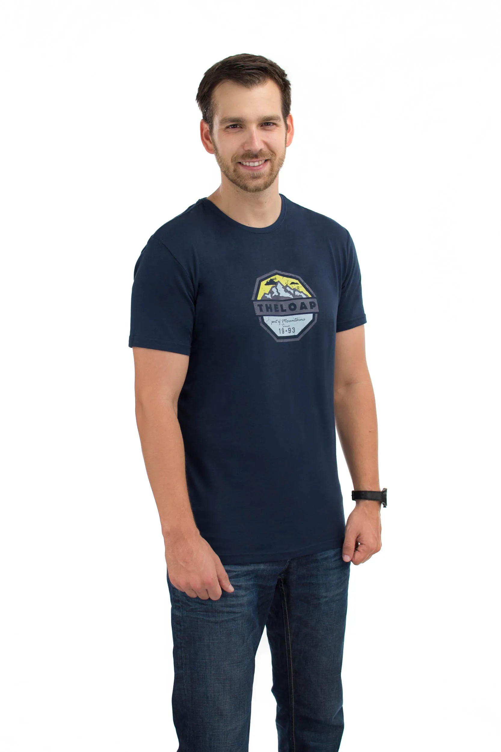 Herren-T-Shirt Loap Altair Blau