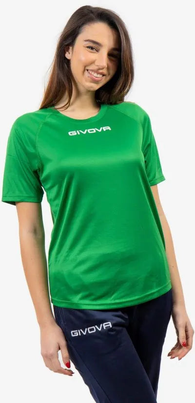 Sports T-shirt Givova One Microforata Grøn
