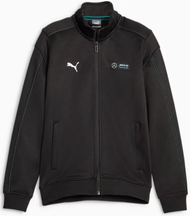 Kurtka dziecięca Mercedes Jr Mapf1 Ls Mt7 Track Jacket czarna