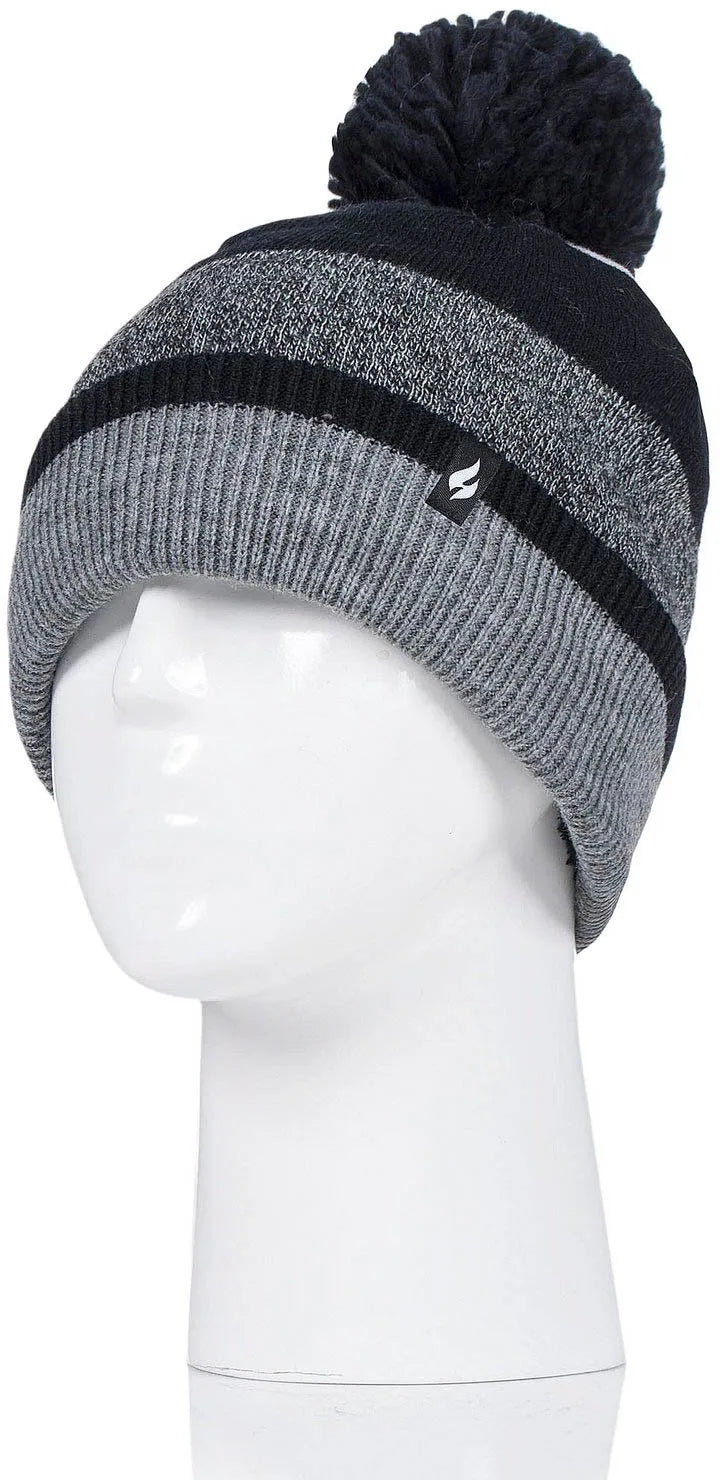 Gorro de invierno para mujer heatholders alps negro