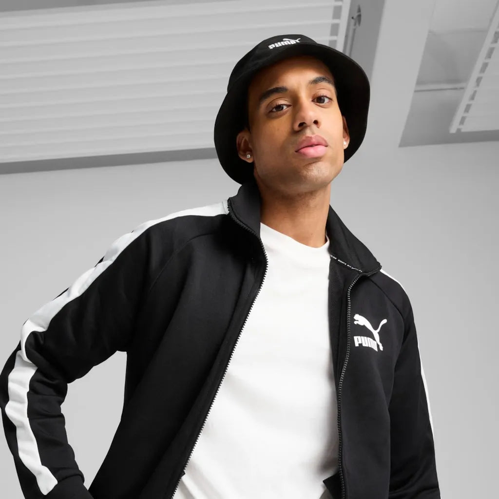 Gorro de pescador con logo Ess No.1 de Puma negro