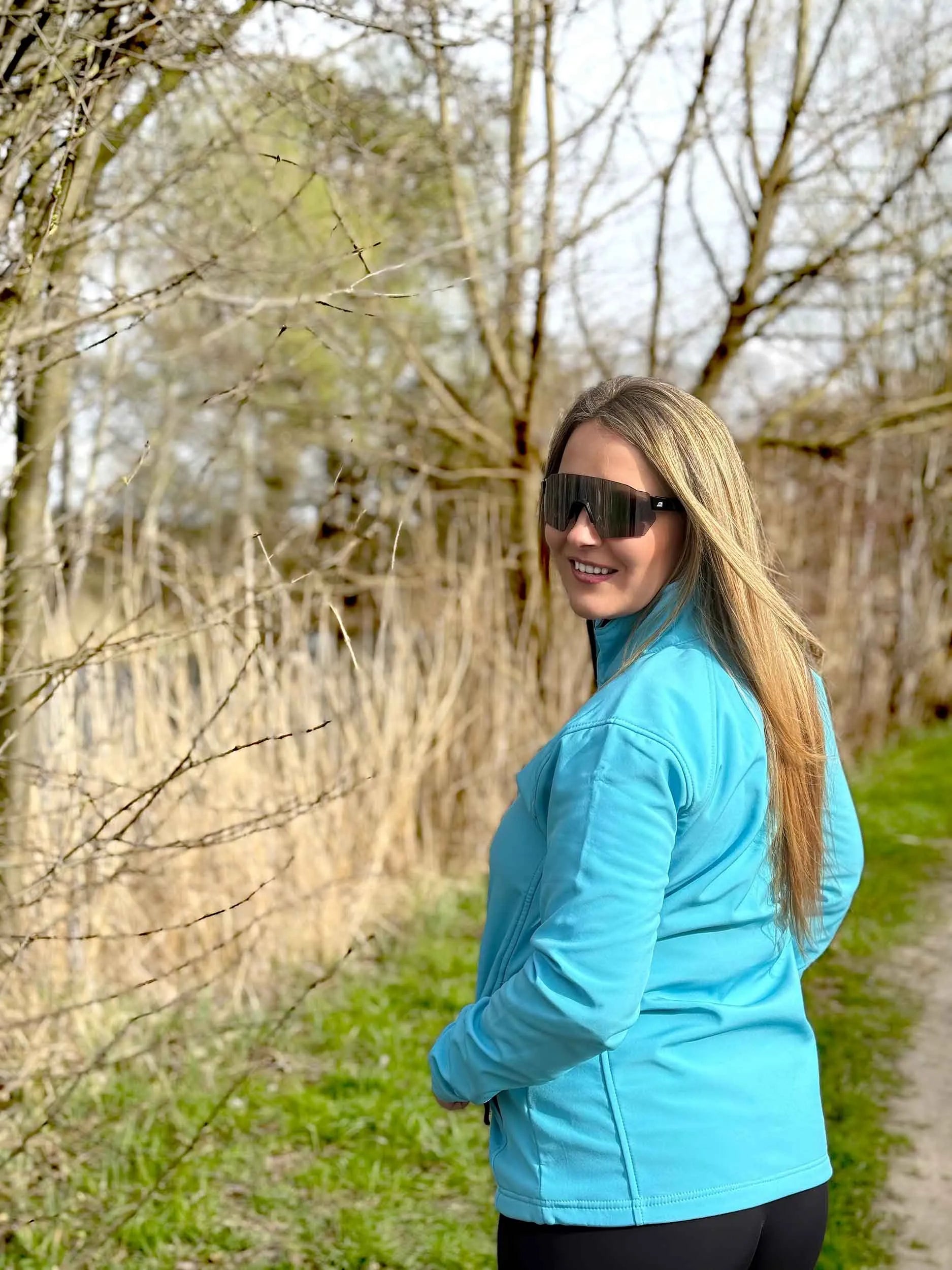 Seaicéad softshell na mban uniwear turquoise xl