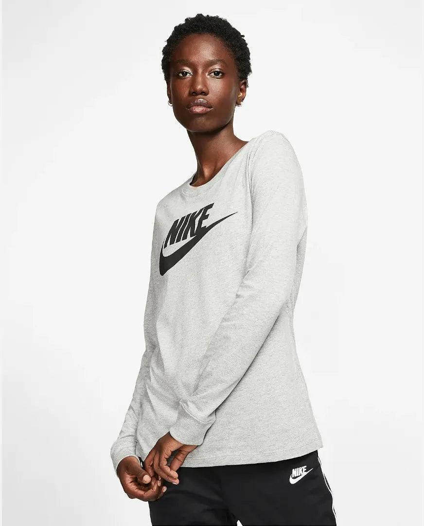 Women's Nike Essential Icon Futura Grey T-shirt