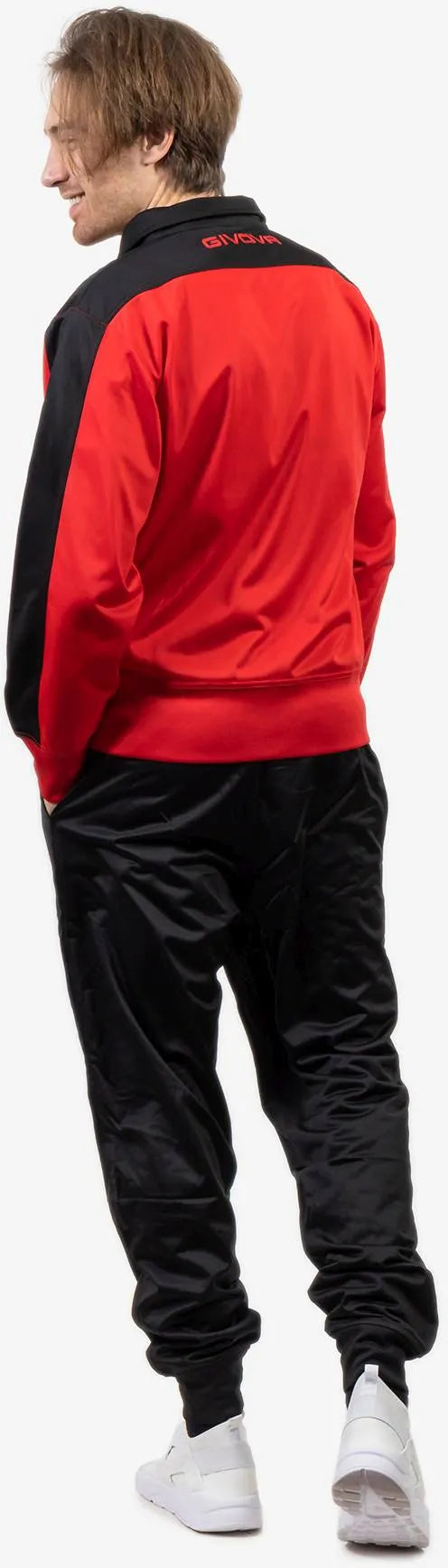 Sportset givova roma röd-svart röd 3xl