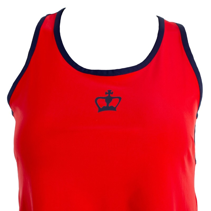 Camiseta Black Crown Colima Azul/Rojo